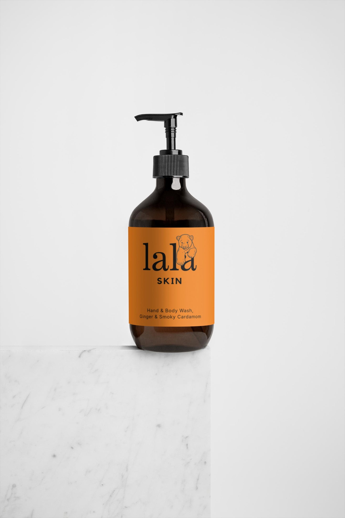 Hand & Body Wash, Ginger & Smoky Cardamom, 490 ml